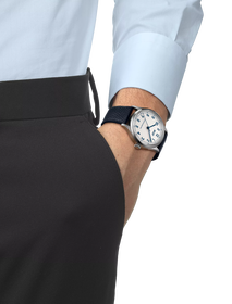 Simulation of the watch TISSOT HERITAGE 1938 39mm on a wrist