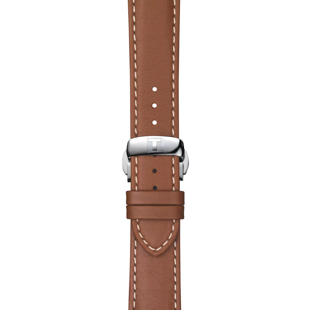 시계의 스트랩 확대/축소 티쏘 젠틀맨 파워매틱 80 실리시움 솔리드 18K 골드 베젤