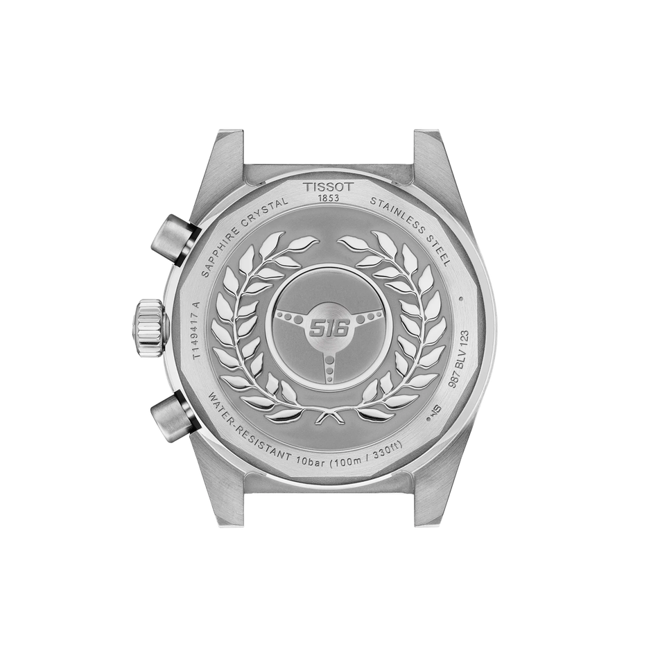 Rückansicht des Gehäuses der Uhr Tissot PR516 40mm