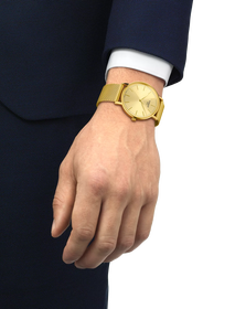 Simulation of the watch Tissot Everytime 40mm on a wrist