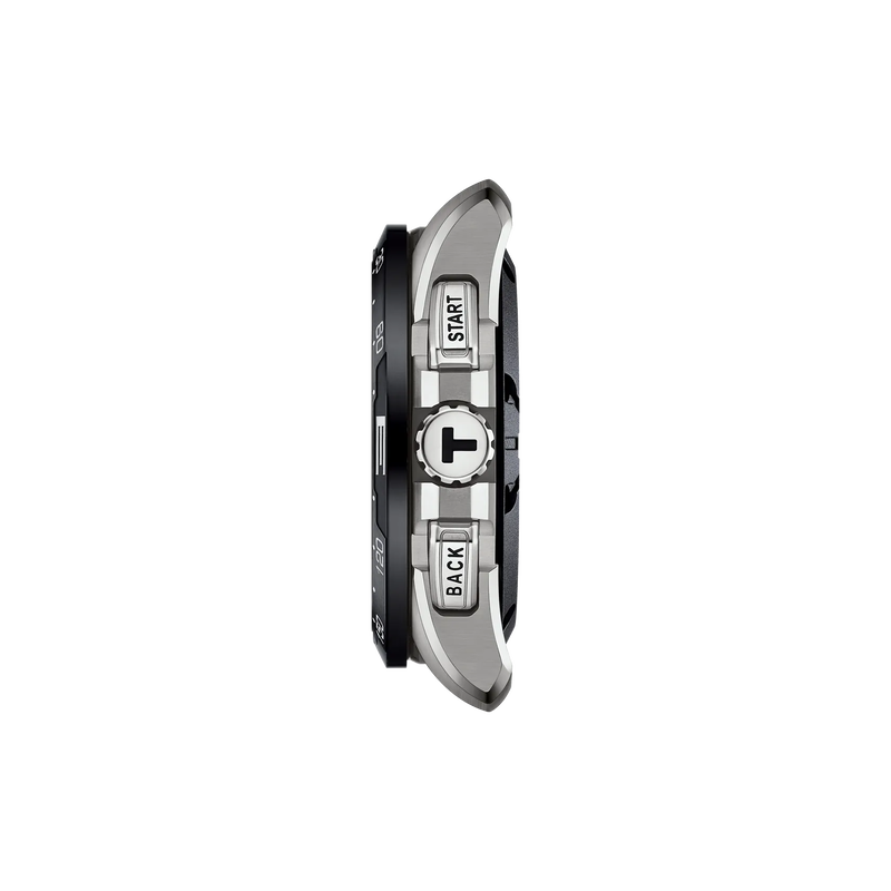 Profile view of the watch case Tissot T-Touch Connect Solar 47.5mm