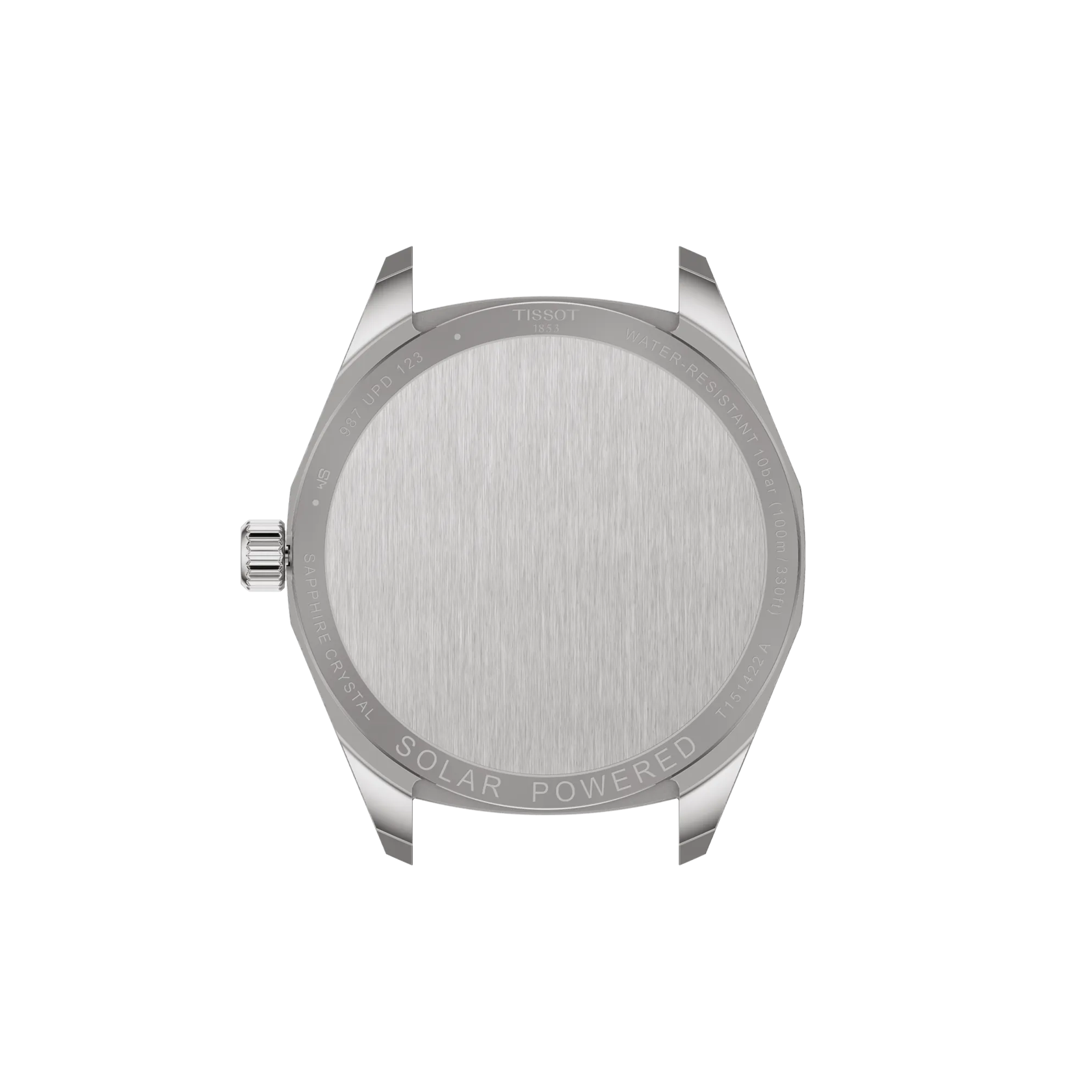 ウォッチケースのバックサイドTISSOT PRC 100 ソーラー 39mm