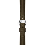 Zoom on Tissot Official Green Leather Strap Lugs 15 mm