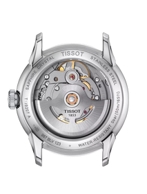 Back view of the watch case Tissot Chemin des Tourelles Powermatic 80 34 mm