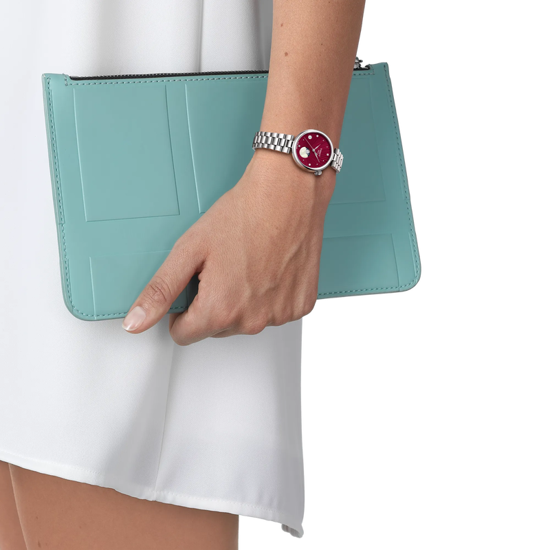 Simulation of the watch Tissot D&eacute;sir 29.6mm on a wrist