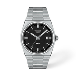 Front view of the watch Tissot PRX 40mm with shadow