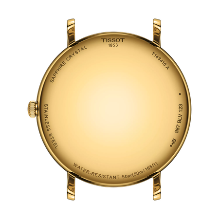 มุมมองด้านหลังของตัวเรือนนาฬิกา Tissot Everytime 40mm