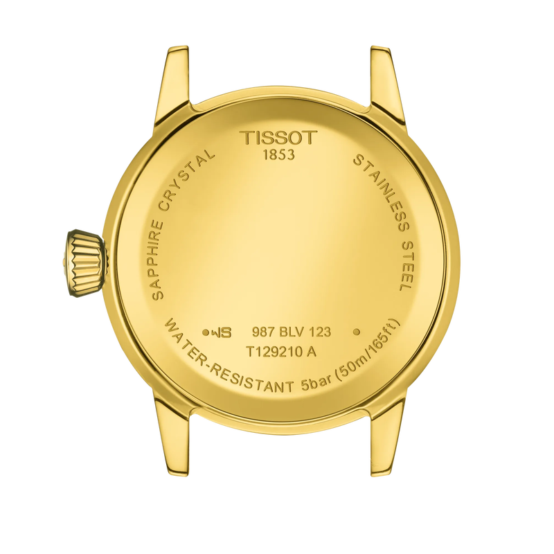 Back view of the watch case Tissot Classic Dream 28mm