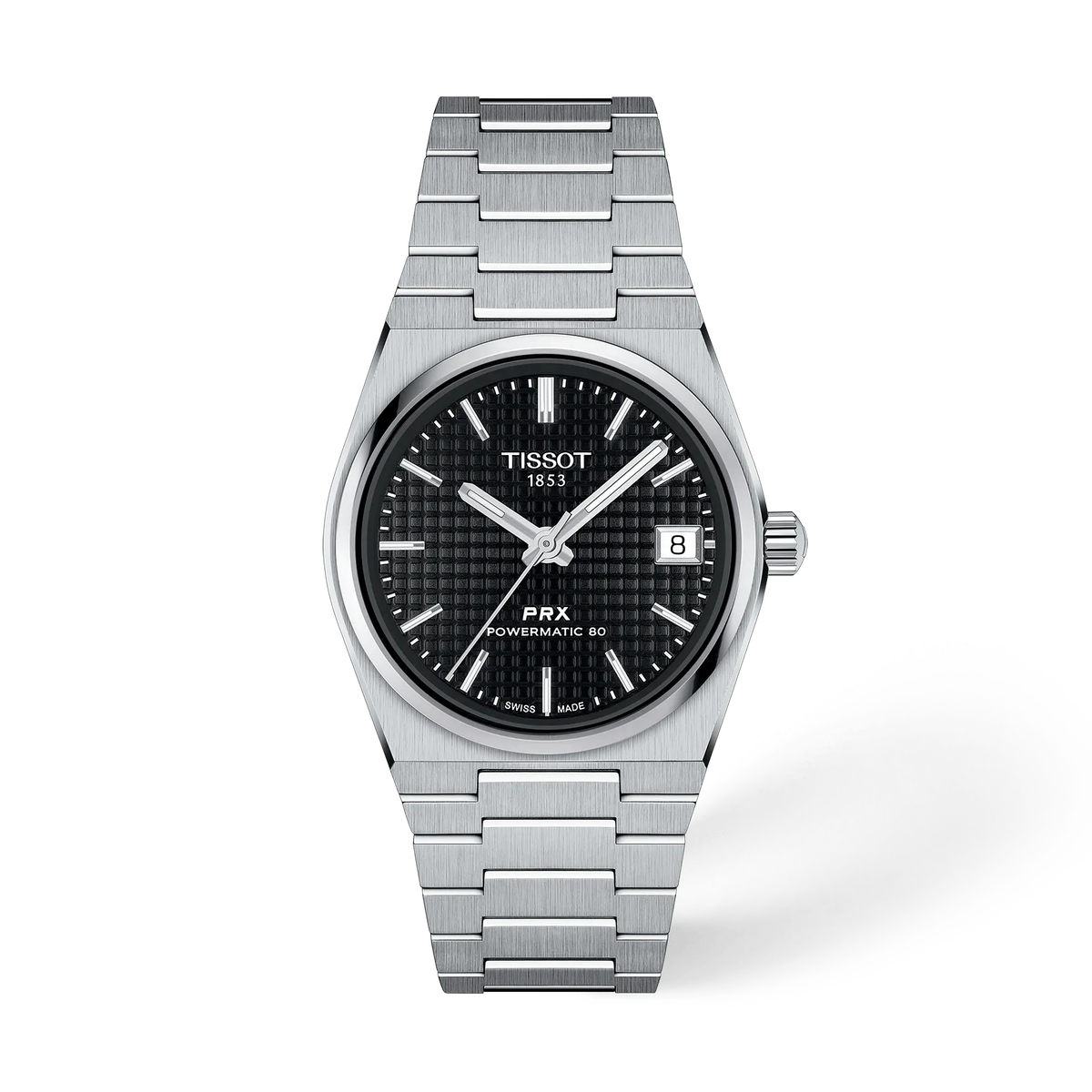 Механические часы Tissot PRX 35 мм Automatic, цвет: Чёрный