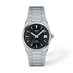 Front view of the watch Tissot PRX 35mm with shadow