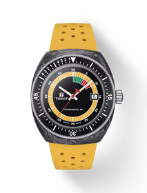 Front view of the watch Tissot Sideral S 41mm with shadow