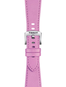 Zoom on Tissot Official Pink PRX 35mm Leather Strap