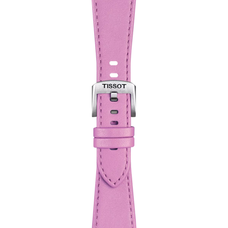 Zoom on ORIGINAL TISSOT LEDERARMBAND PINK F&Uuml;R PRX-MODELLE MIT 35 MM DURCHMESSER