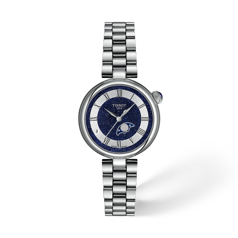 Front view of the watch Tissot Desir 29.6mm with shadow