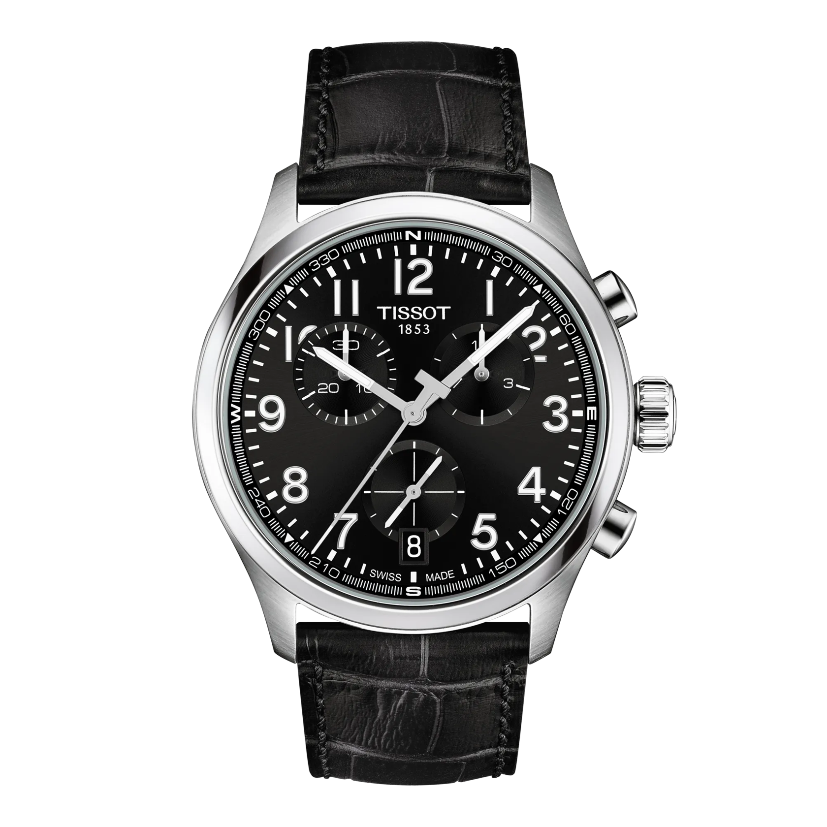 Front view of the watch Tissot Chrono L 42mm