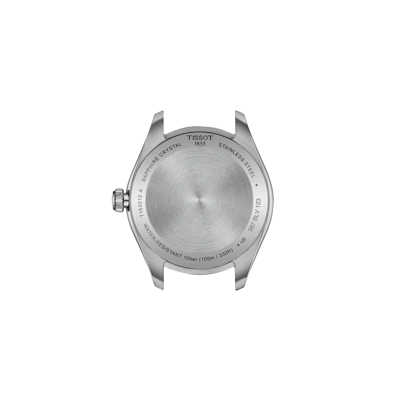 시계 케이스 뒷면 보기 티쏘 PR100 쿼츠 34mm