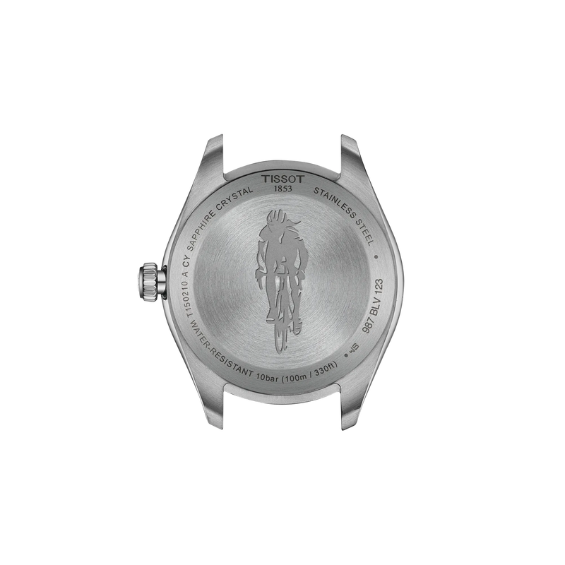 Back view of the watch case Tissot PR 100 34mm