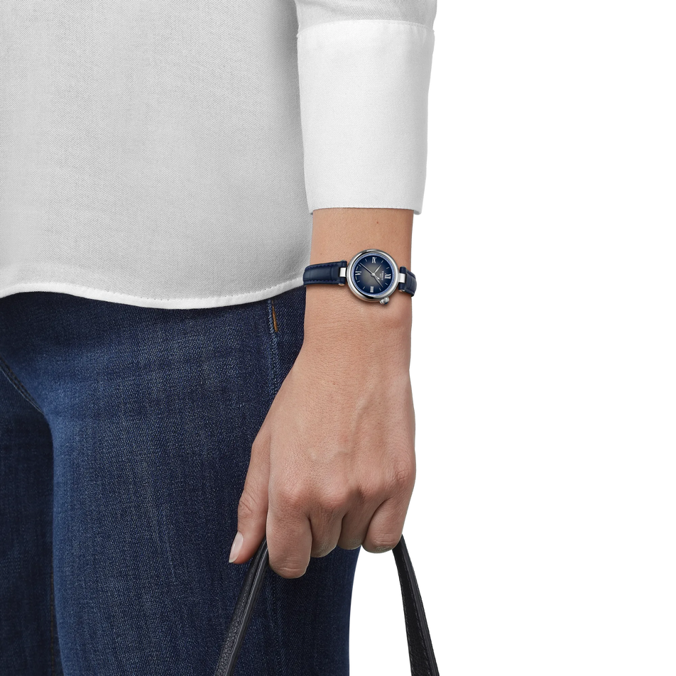 Simulation of the watch Tissot Desir 28mm on a wrist