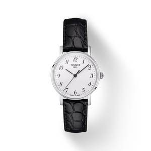 Front view of the watch 天梭Everytime系列30mm with shadow