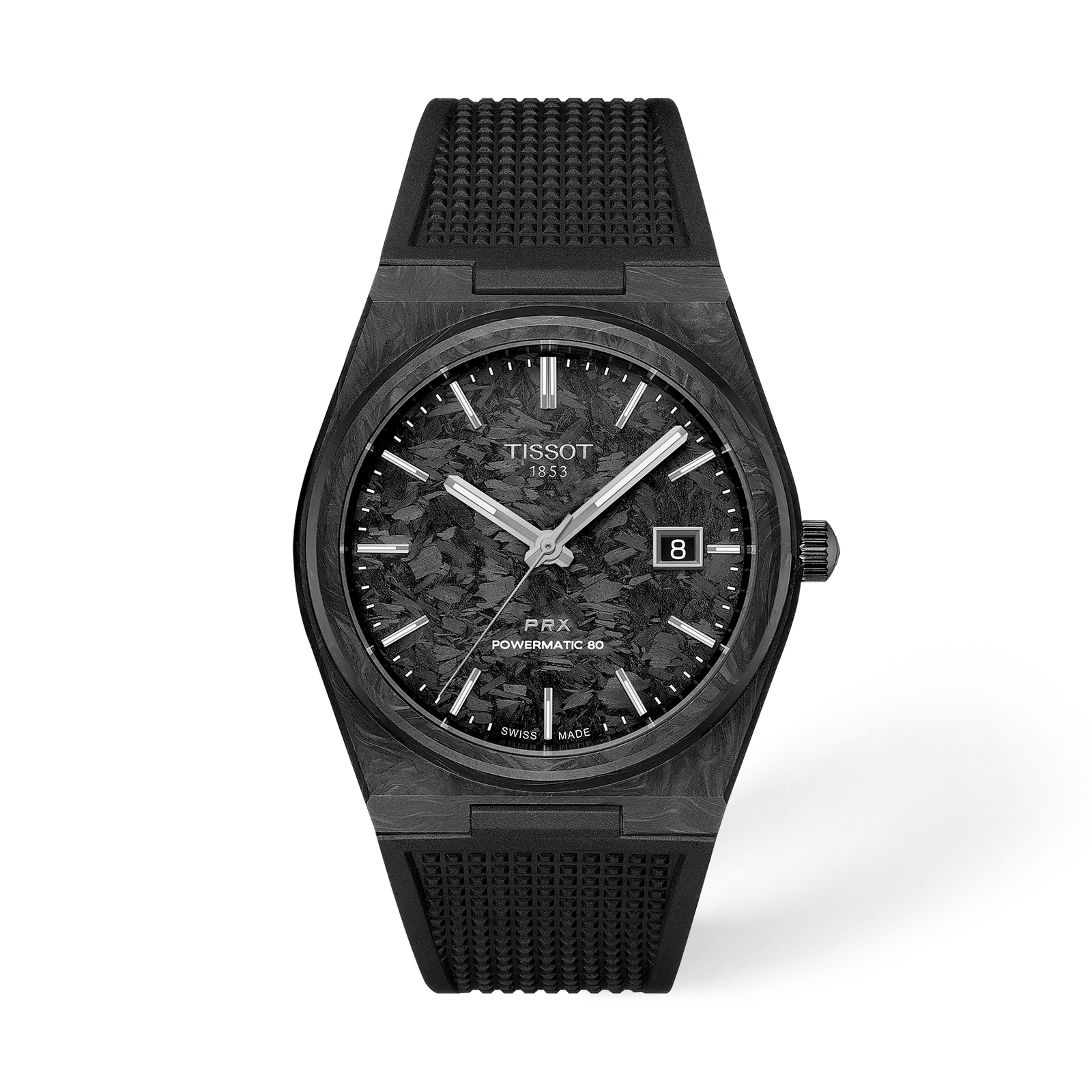 Tissot PRX Carbon — Black carbon