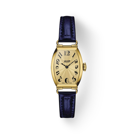 Front view of the watch Tissot Heritage Porto Small lady with shadow