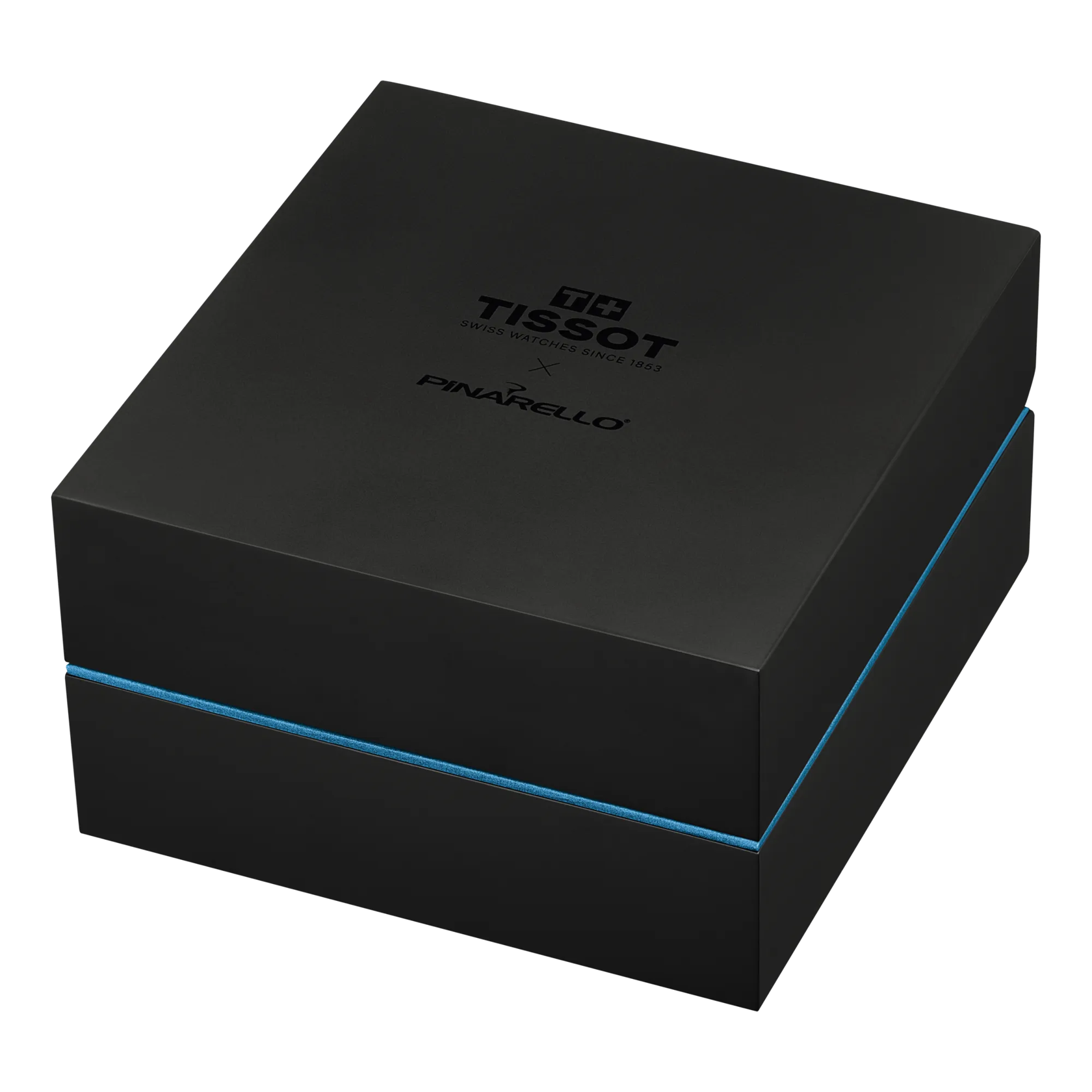 Front view of the watch Tissot Pinarello 43mm with opened