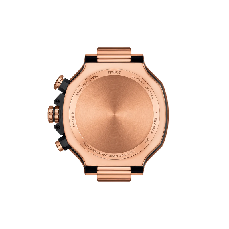 Back view of the watch case Tissot T-Race 45mm