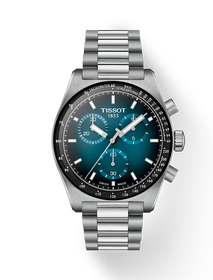 Front view of the watch Tissot PR516 40mm with shadow