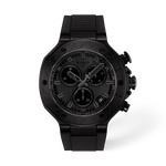 Front view of the watch Tissot T-Race 45mm with shadow