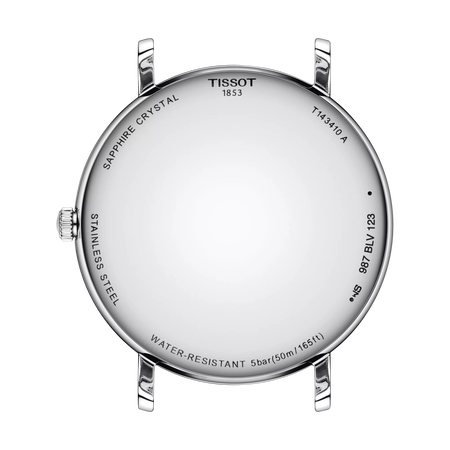 Back view of the watch case Tissot Everytime 40mm