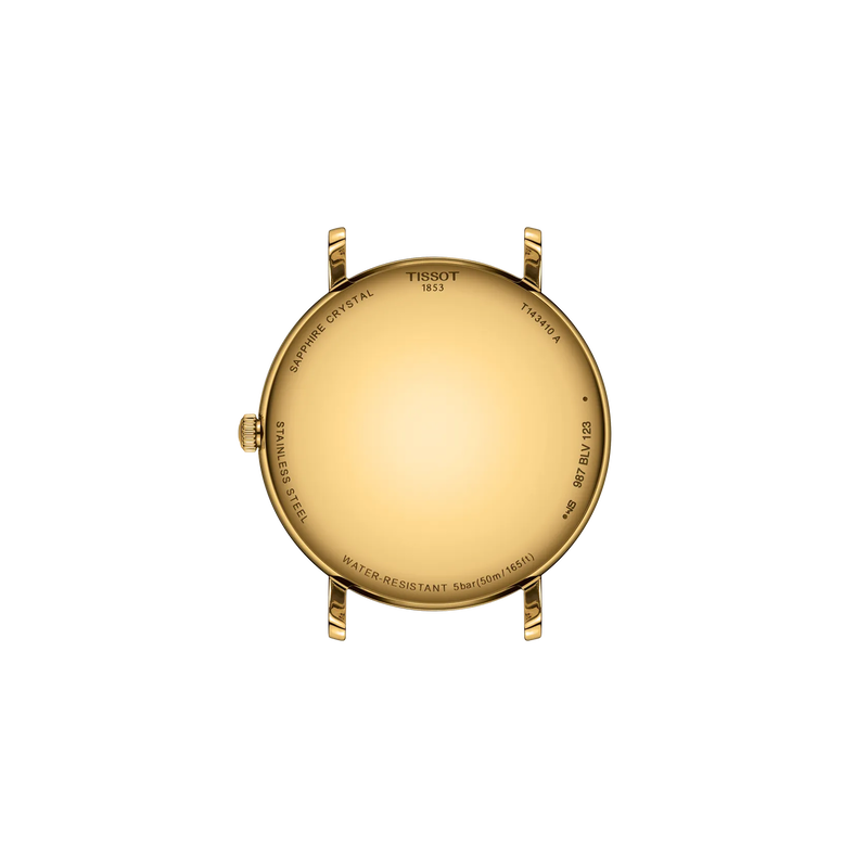 Back view of the watch case Tissot Everytime 40mm