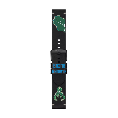 TISSOT NBA レザー ストラップ ミルウォーキー・バックス 22㎜の正面図