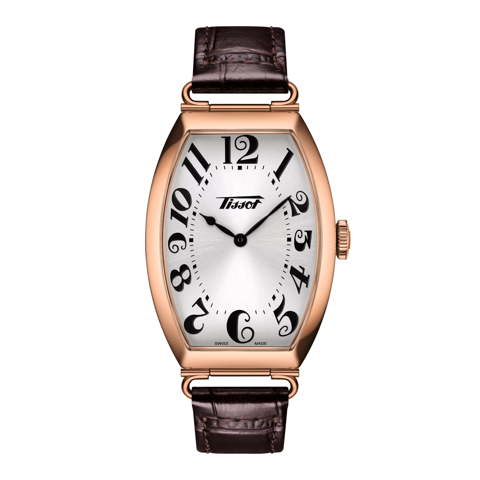 Front view of the watch Tissot Heritage Porto