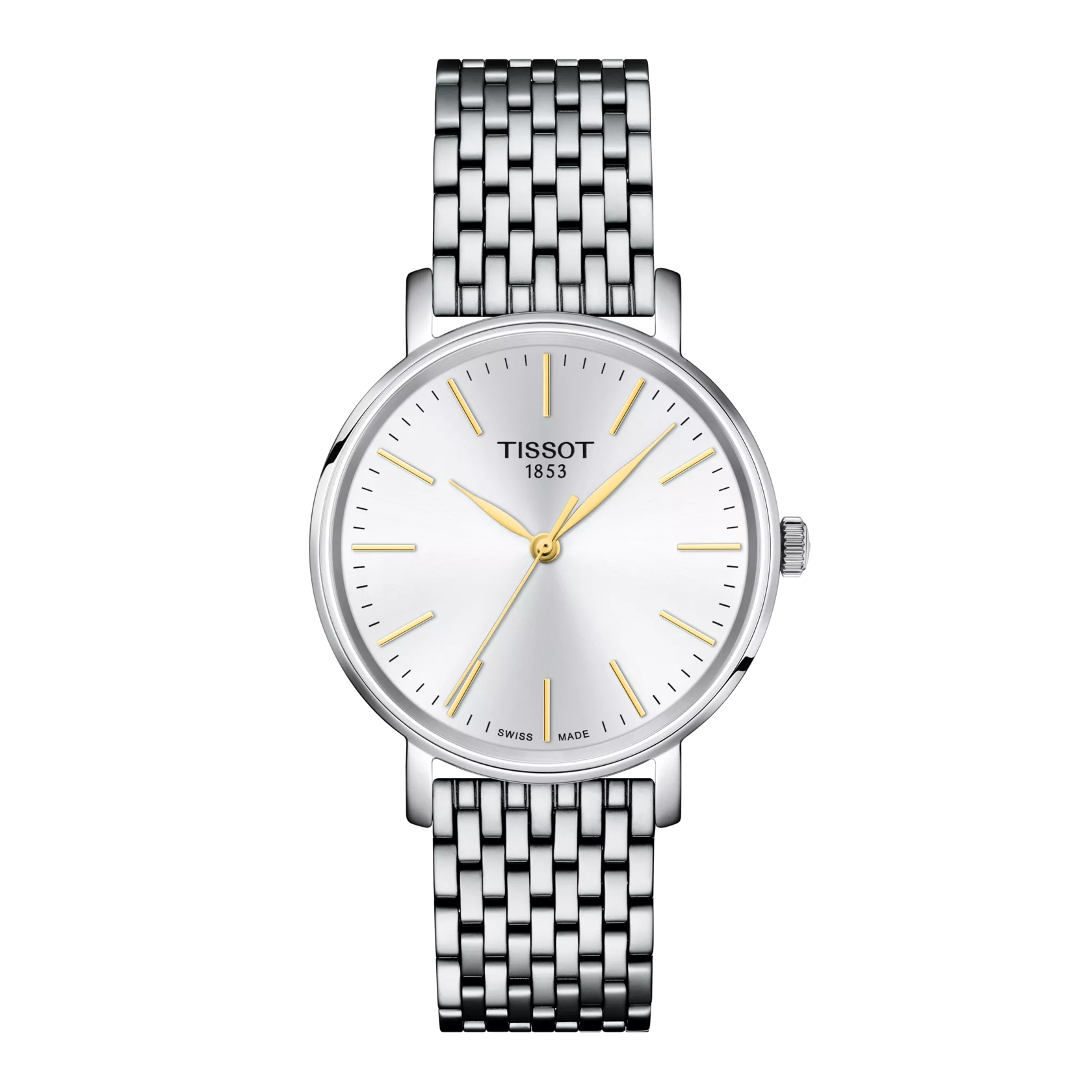 시계 전면 보기 티쏘 에브리타임 34mm