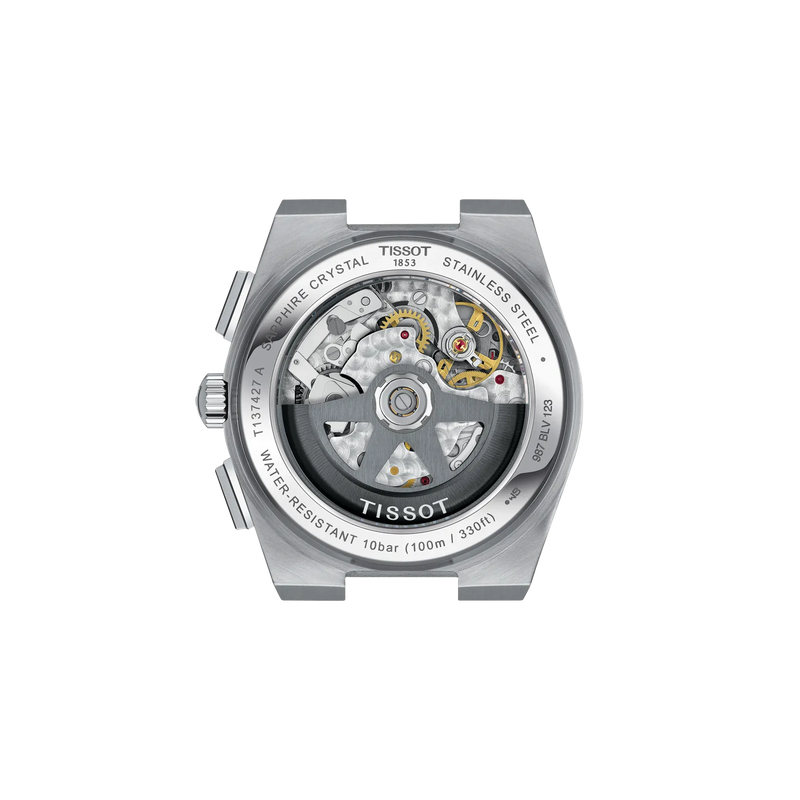 Back view of the watch case 天梭PRX系列42mm