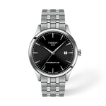 Front view of the watch Tissot Classic Dream 40mm with shadow