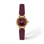 Front view of the watch Tissot Lovely Round 19.5mm with shadow