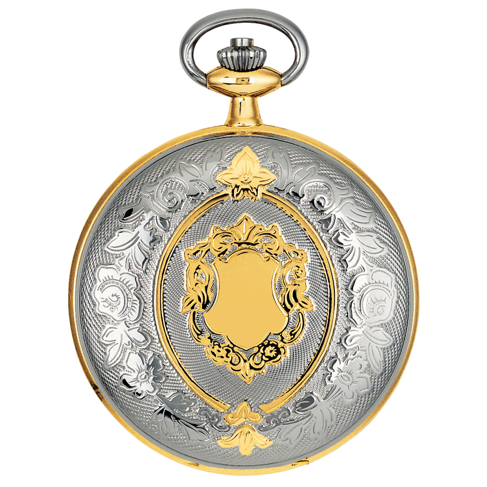 มุมมองด้านหน้าของนาฬิกา Tissot Savonnette Mechanical ที่เปิด