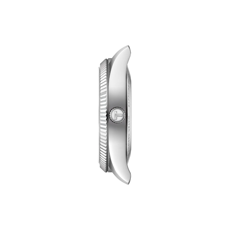 Profile view of the watch case Tissot Ballade 39mm