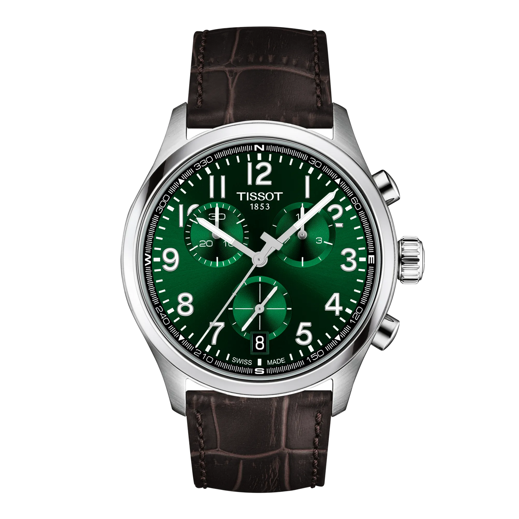 Front view of the watch Tissot Chrono L 42mm