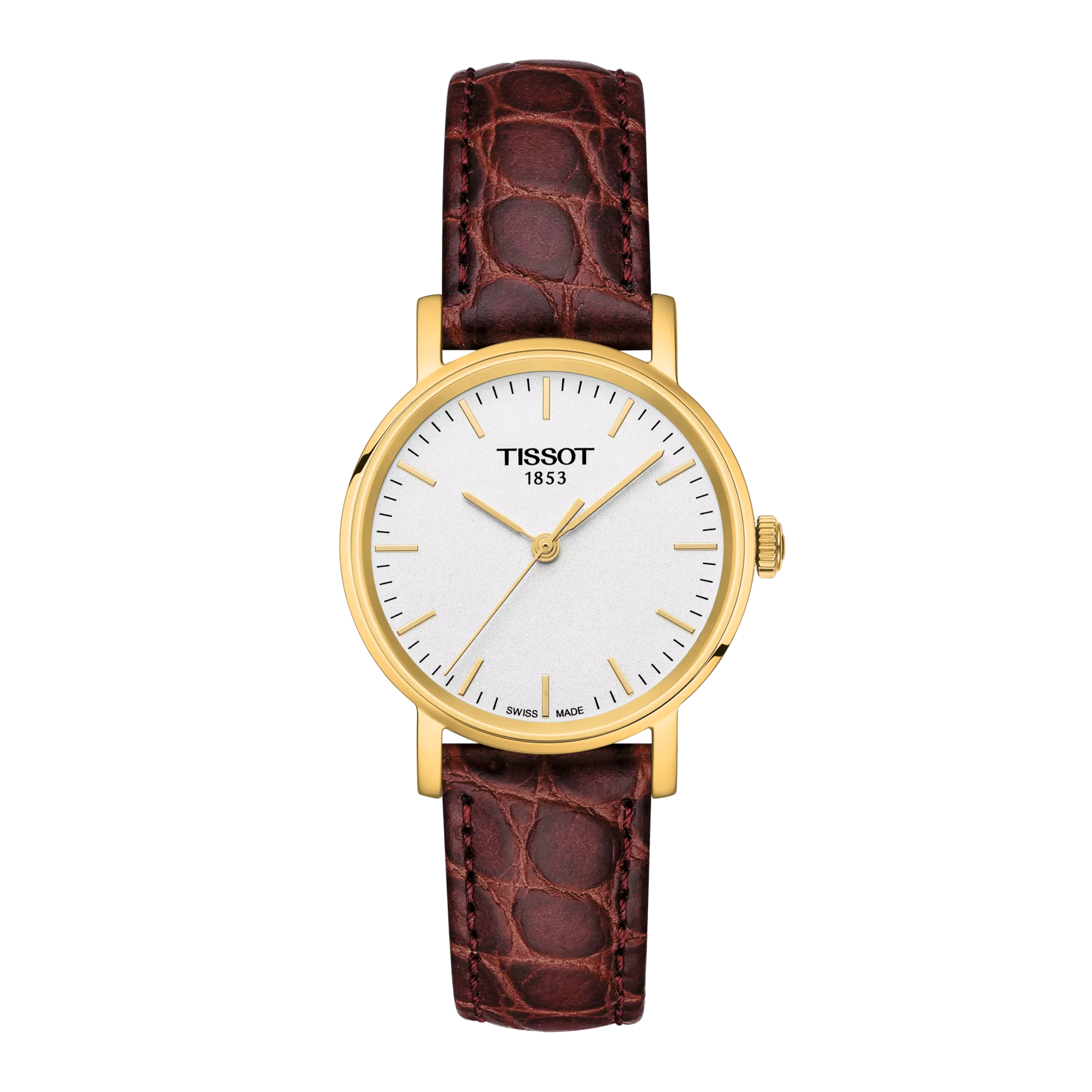 Front view of the watch Tissot Everytime 30mm