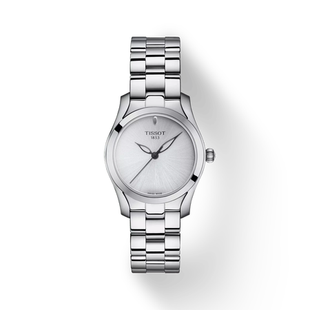 Front view of the watch Tissot T-Wave with shadow
