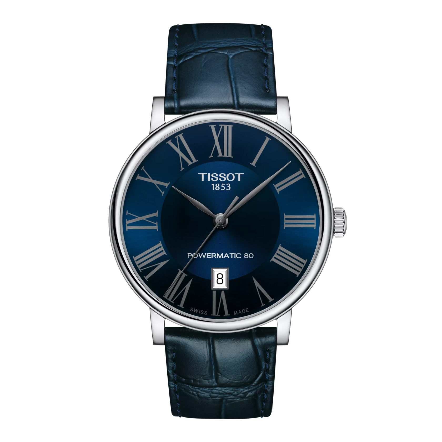 Front view of the watch Tissot Carson Premium 40mm