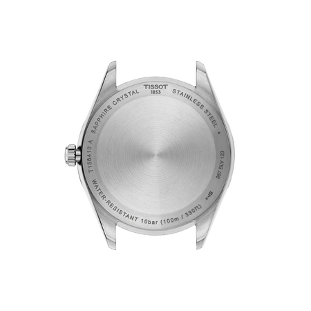 Back view of the watch case Tissot Ballade 40mm