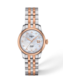 Front view of the watch Tissot Le Locle 29mm with shadow