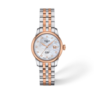Front view of the watch Tissot Le Locle 29mm with shadow