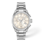 Front view of the watch Tissot PR 100 36mm with shadow