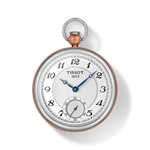 มุมมองด้านหน้าของนาฬิกา Tissot Bridgeport Lepine Mechanical พร้อมเงา