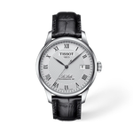 Front view of the watch Tissot Le Locle 39.3mm with shadow