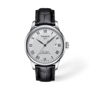 Front view of the watch Tissot Le Locle 39.3mm with shadow